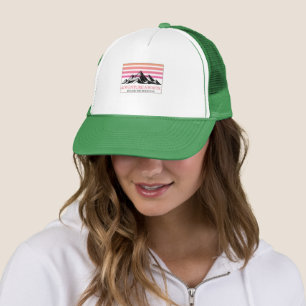 Adventure Awaits Mountain Sunset T-Shirt Trucker Hat