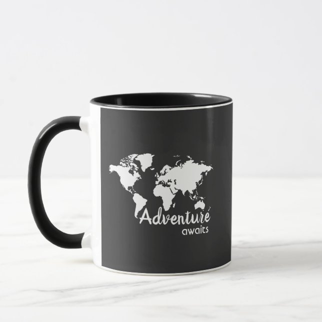 Adventure awaits mug (Left)