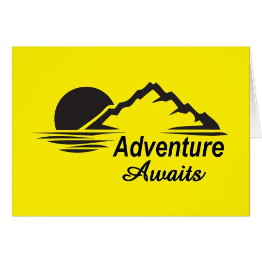 Adventure Awaits Nature Great Outdoors Card