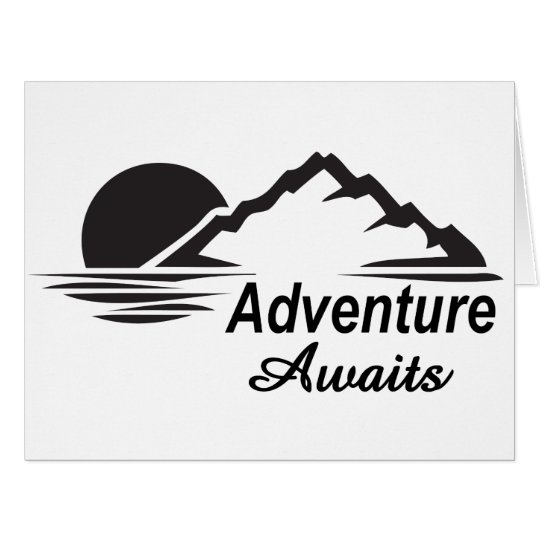 Adventure Awaits Nature Great Outdoors Card
