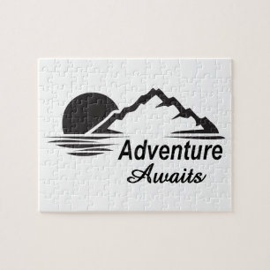 Adventure Awaits Nature Great Outdoors Jigsaw Puzzle
