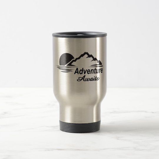 Adventure Awaits Nature Great Outdoors Travel Mug