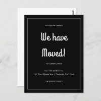 Adventure Awaits New Address Moving Announcement