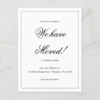 Adventure Awaits New Address Moving Announcement