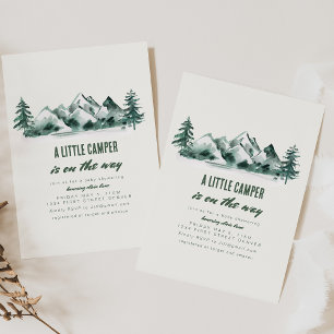 Adventure Awaits Outdoor Baby Shower Invitation
