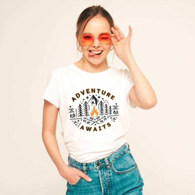 "Adventure Awaits" Outdoor  T-Shirt (Creator Uploaded)