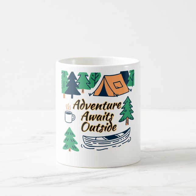 Adventure Awaits Outside Coffee Mug (Center)