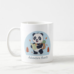 Adventure Awaits Panda Coffee Mug