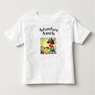 Adventure Awaits Pirate Parrot T-Shirt