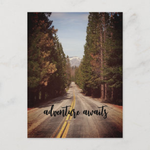 Adventure Awaits  Post Card