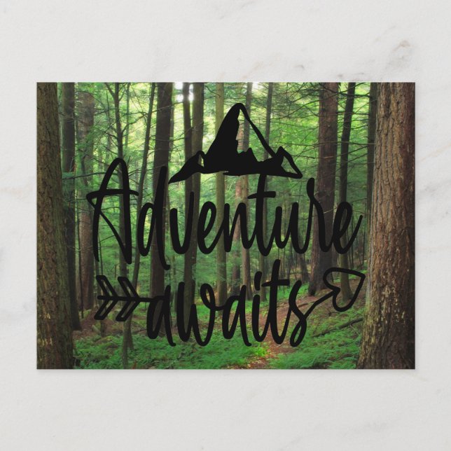 Adventure Awaits Postcard (Front)