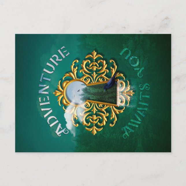 Adventure Awaits Postcard (Front)