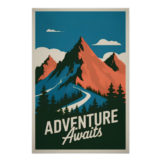 Adventure awaits poster (Front)