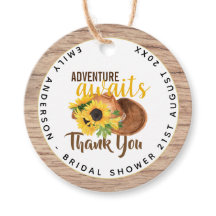 Adventure Awaits Rustic Sunflowers Bridal Shower