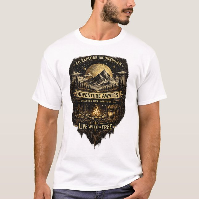 Adventure Awaits T-Shirt (Front)