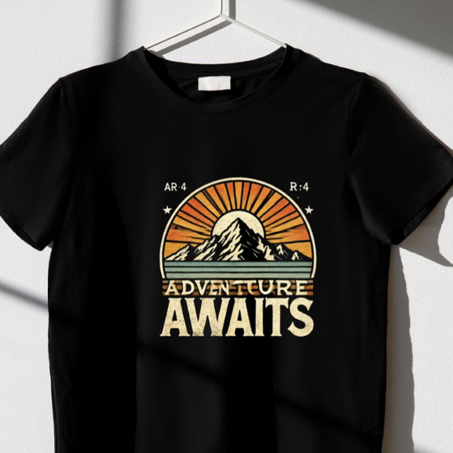 "Adventure Awaits." T-Shirt (Creator Uploaded)