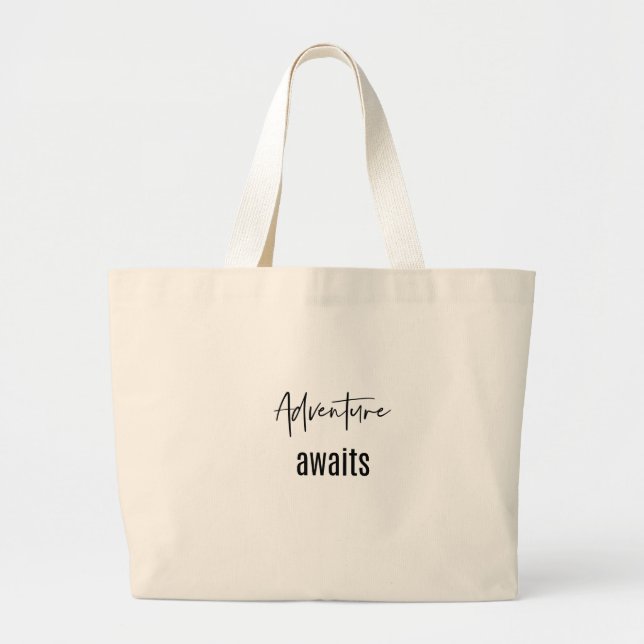 ADVENTURE AWAITS tote (Front)