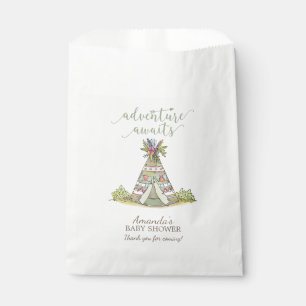 Adventure Awaits Tribal Baby Shower Favour Bags