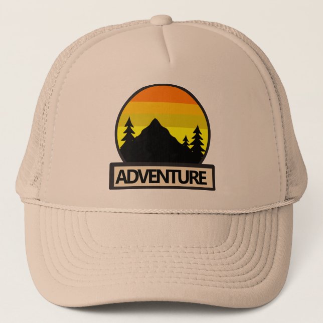Adventure Awaits Trucker Hat (Front)