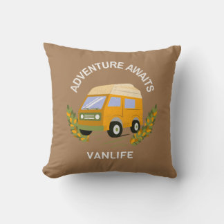 Adventure Awaits VanLife Cushion
