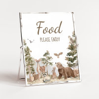 Adventure Awaits Woodland Animals Baby Shower Food