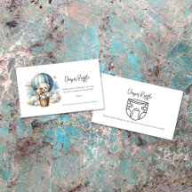 Adventure Baby Diaper Raffle Puppy Hot Air Balloon