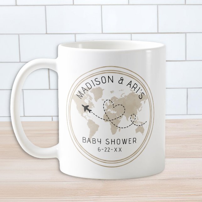 Adventure Baby Shower Coffee Mug (Baby Shower Mug Favor or Party Games Gift)
