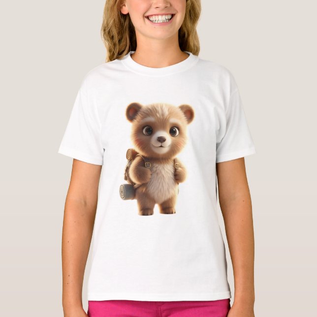 Adventure Bear 3D T-Shirt (Front)