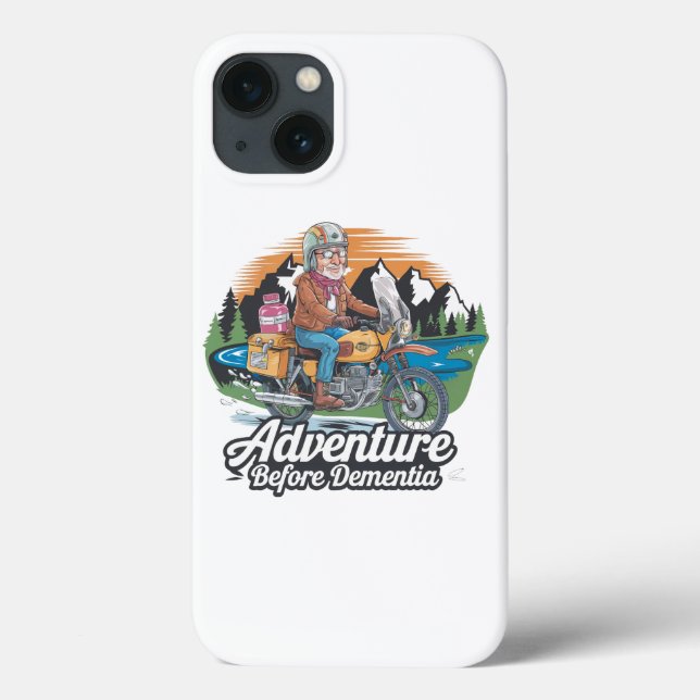 Adventure Before Dementia | Funny Biker phone case (Back)