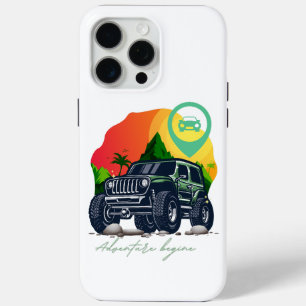 adventure begin, offroad iPhone 15 pro max case