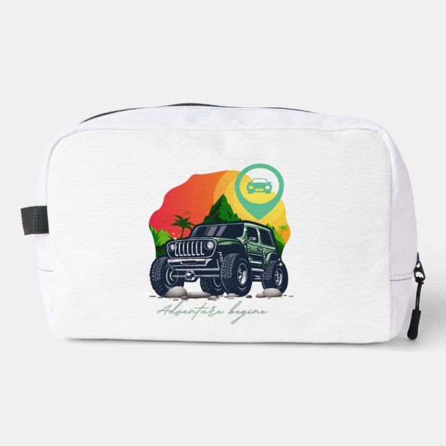 adventure begin, offroad dopp kit (Front)
