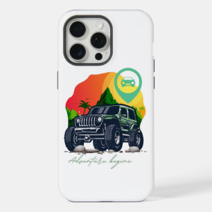 adventure begin, offroad iPhone 15 pro max case
