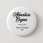 Adventure begins 1st birthday name date simple min