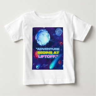 Adventure begins at liftoff insulated tumbler baby T-Shirt