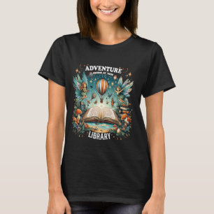 Adventure Begins at Your Library Summer fairies Re T-Shirt