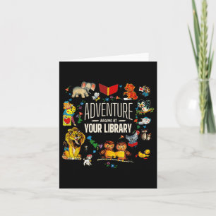 Adventure Begins At Your Library Summer Reading 20 Card