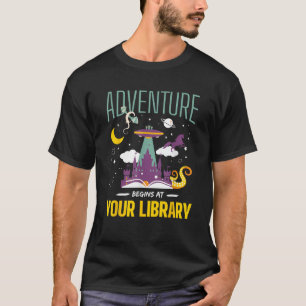 Adventure Begins At Your Library Summer Reading 20 T-Shirt