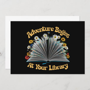 Adventure Begins At Your Library Summer Reading  Invitation