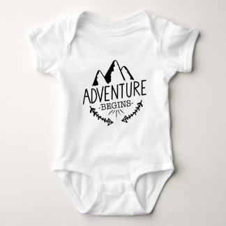 Adventure Begins Baby Bodysuit
