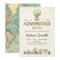 Adventure begins Baby shower invitation Globe map
