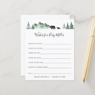 Adventure Begins Bear Wishes for the Baby