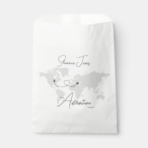 Adventure Begins College Graduation Party Favour Bag
