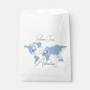 Adventure Begins College Graduation Party Favour Bag