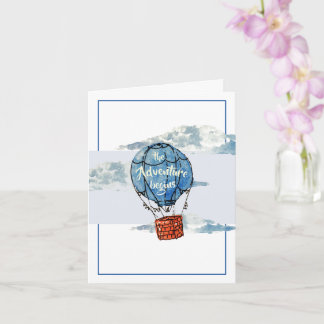 Adventure Begins Congratulations Greeting Card
