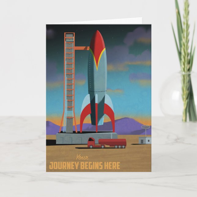 Adventure Begins Here Card (Front)