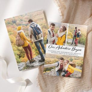 Adventure Begins Photo Engagement Announcement