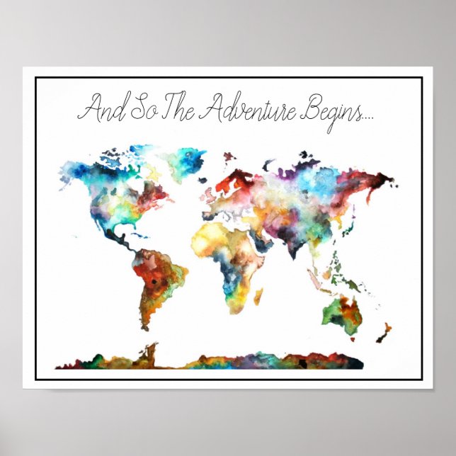 Adventure Begins... Poster (Front)