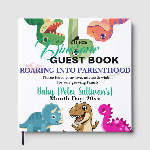 Adventure Begins With Baby Dino Guest Book
