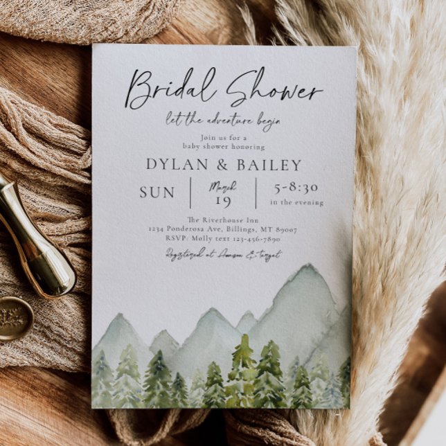 Adventure Bridal Shower Invitation (Creator Uploaded)