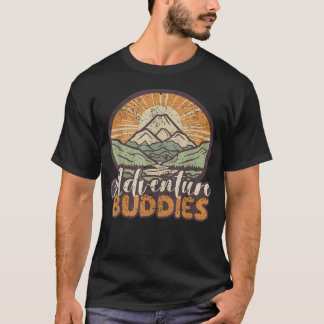 Adventure Buddies Couples Funny Hiking Adventure T-Shirt